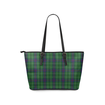 Duncan Tartan Leather Tote Bag