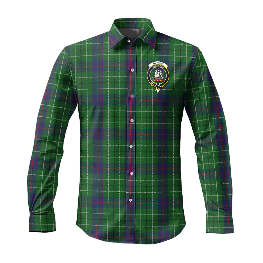 duncan-tartan-long-sleeve-button-up-shirt-with-family-crest