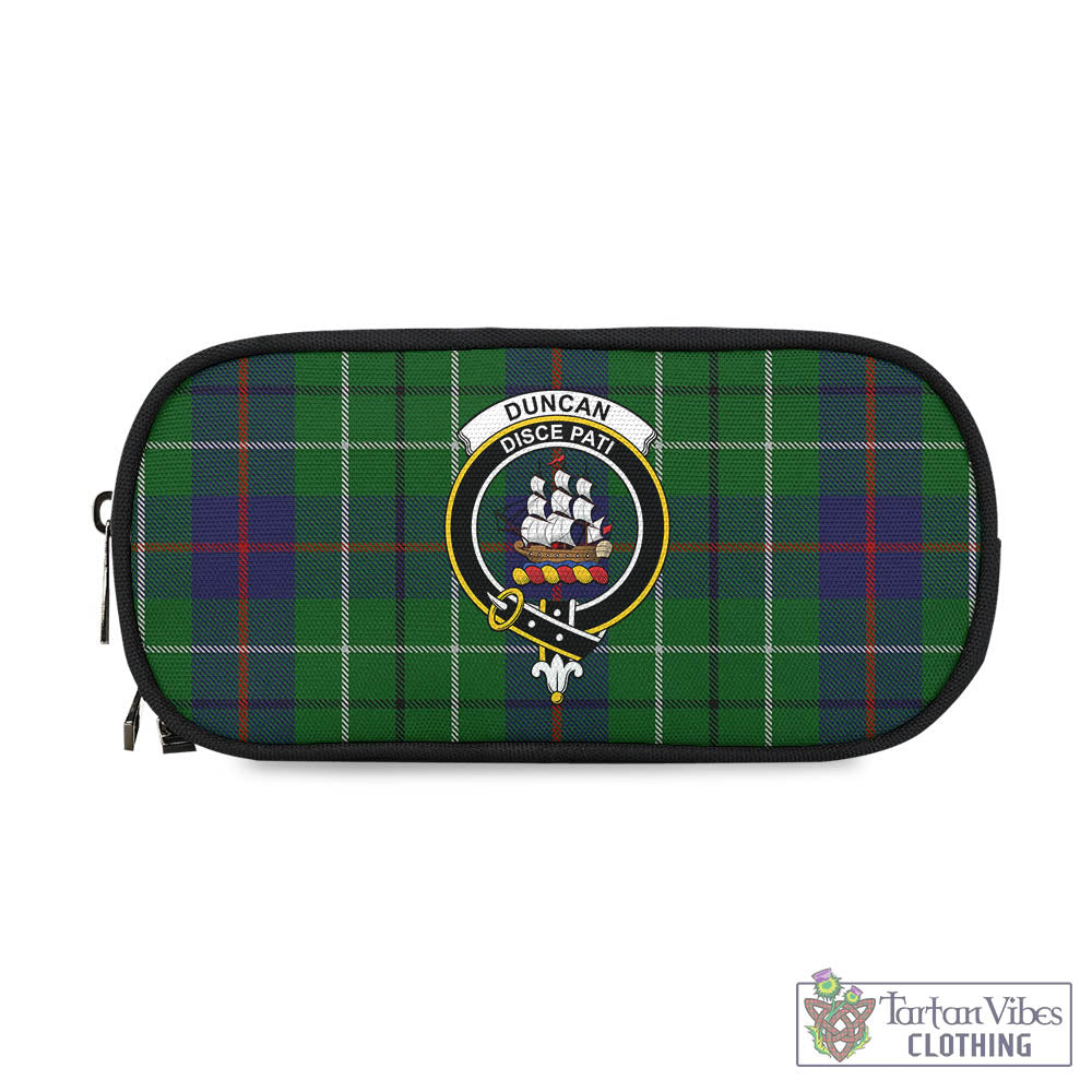 Tartan Vibes Clothing Duncan Tartan Pen and Pencil Case with Family Crest