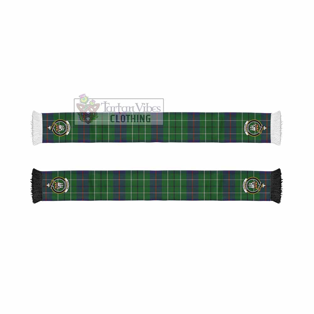 Tartan Vibes Clothing Duncan Tartan Ruffneck Scarf with Family Crest