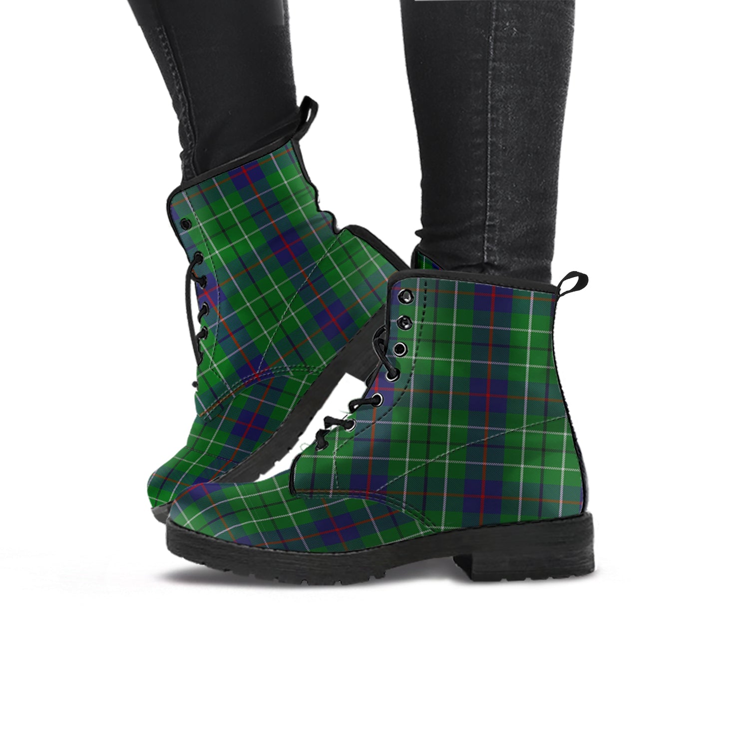 duncan-tartan-leather-boots