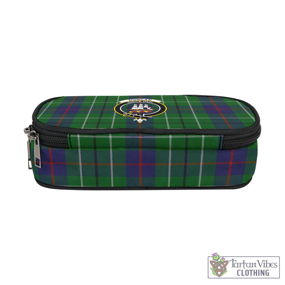 Tartan Vibes Clothing Duncan Tartan Pen and Pencil Case with Family Crest