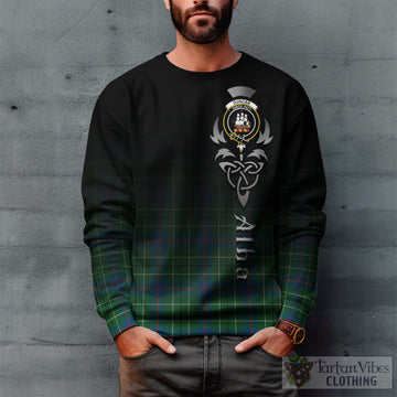 Duncan Ancient Tartan Sweatshirt Featuring Alba Gu Brath Family Crest Celtic Inspired