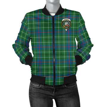Duncan Ancient Tartan Bomber Jacket with Family Crest