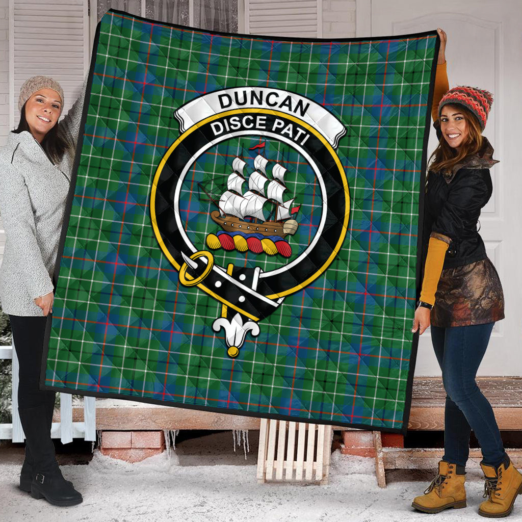duncan-ancient-tartan-quilt-with-family-crest