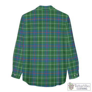 Duncan Ancient Tartan Womens Casual Shirt with Family Crest
