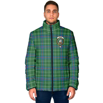Duncan Ancient Tartan Padded Jacket with Family Crest