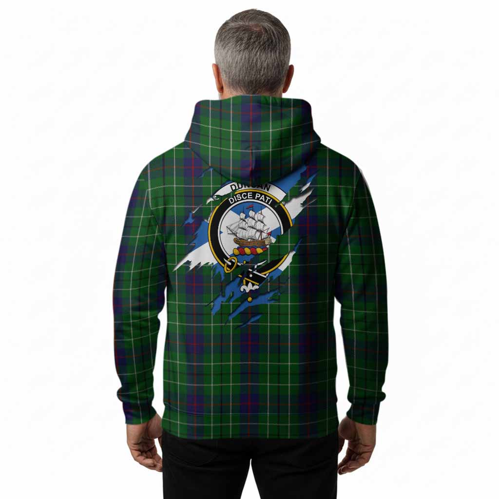 Duncan Clan Crest In Me Tartan Hoodie Scotland Flag Style