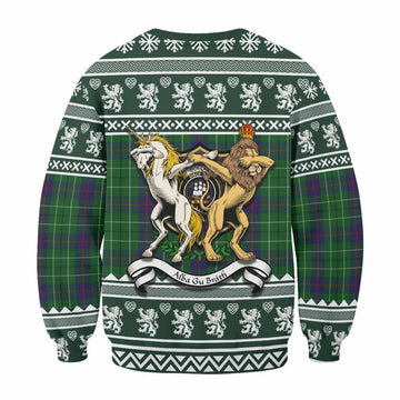 Duncan Clan Tartan Crest Christmas Sweatshirt Coat of Arms Funny Style