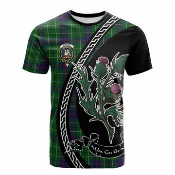 Duncan Family Crest Tartan Cotton T-shirt Alba Thistle Inspired - Tartan Vibes Clothing