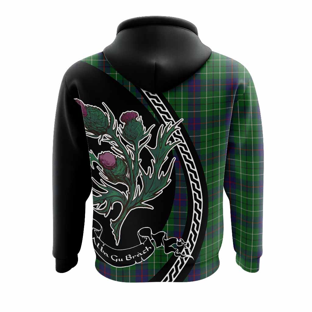 Duncan Family Crest Tartan Hoodie Alba Thistle Inspired - Tartan Vibes Clothing