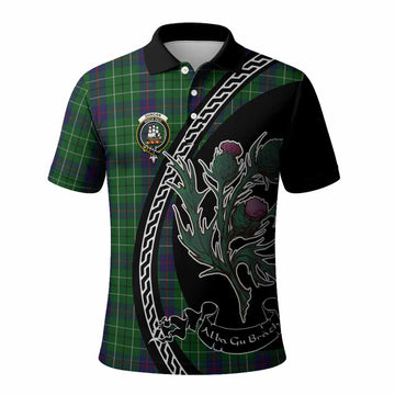 Duncan Family Crest Tartan Polo Shirt Alba Thistle Inspired