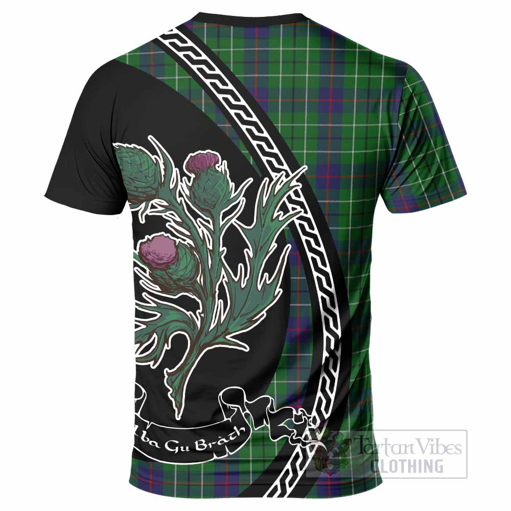 Duncan Family Crest Tartan T-Shirt Alba Thistle Inspired - Tartan Vibes Clothing