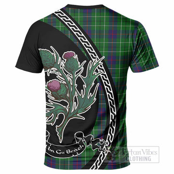 Duncan Family Crest Tartan T-Shirt Alba Thistle Inspired - Tartan Vibes Clothing