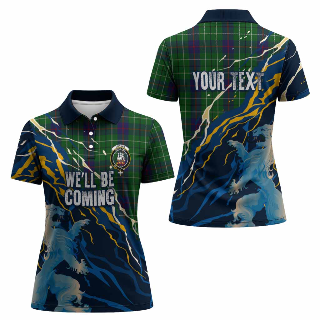 Duncan Scotland Tartan Women Polo Shirt WC2026 Football - We'll Be Coming
