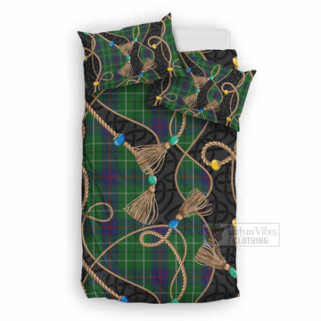 Duncan Scottish Tartan Twisted Ropes Stylized Bedding Set