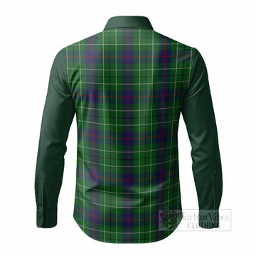 Duncan Tartan Accent Long Sleeve Button Shirts with Family Crest