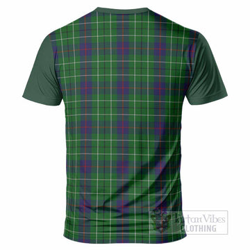 Duncan Tartan Accent T-Shirt with Family Crest