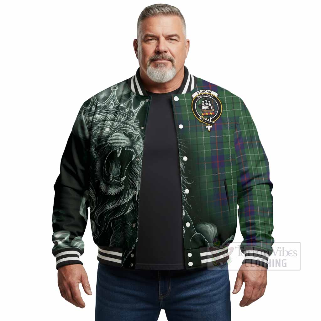 Duncan Tartan Baseball Jacket Roaring Lion Heritage