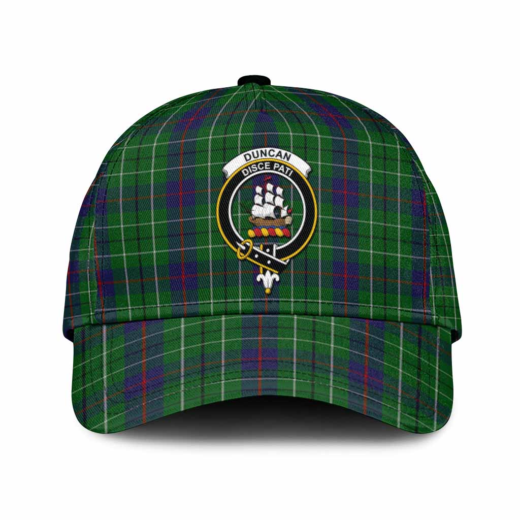 Duncan Tartan Classic Cap with Family Crest