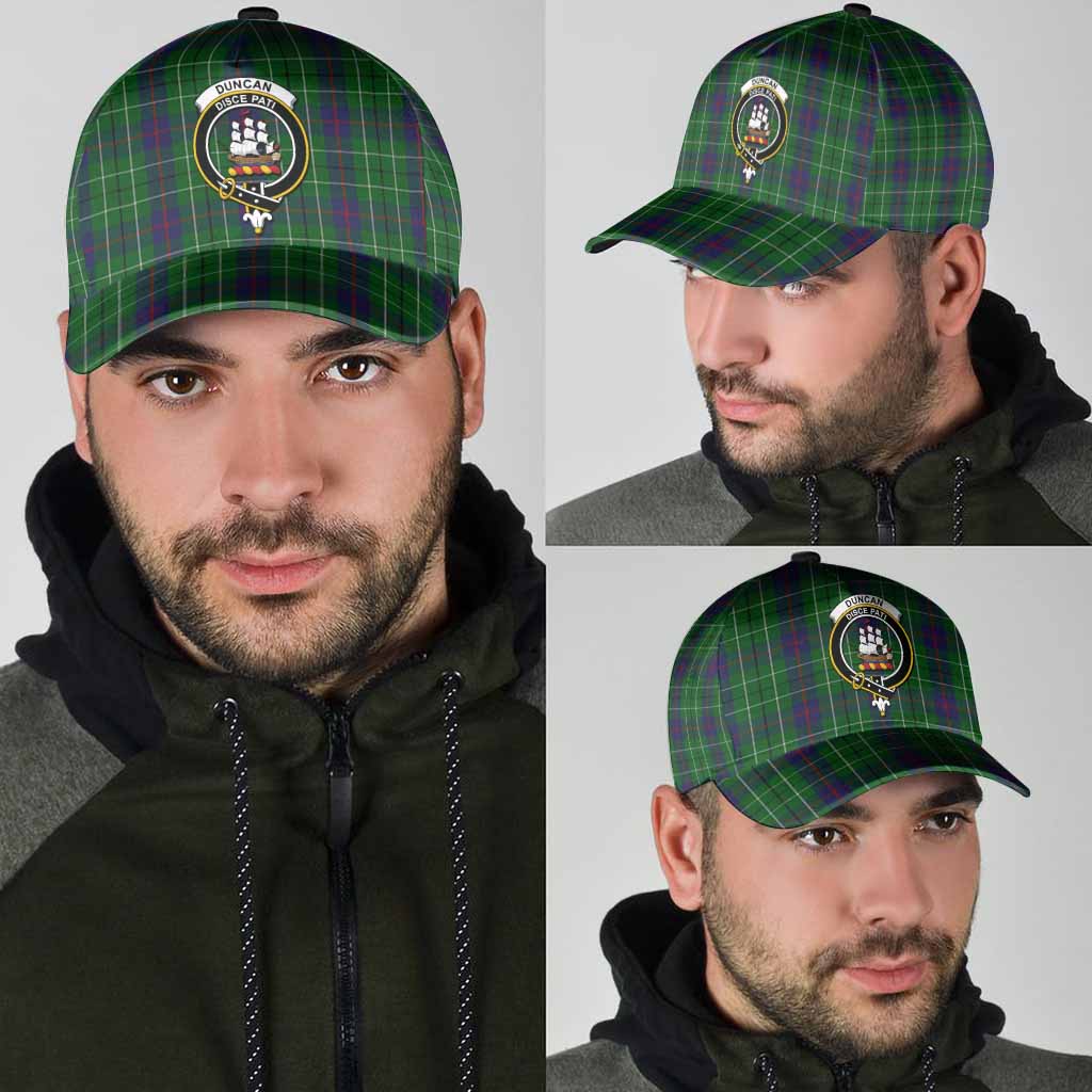Duncan Tartan Classic Cap with Family Crest