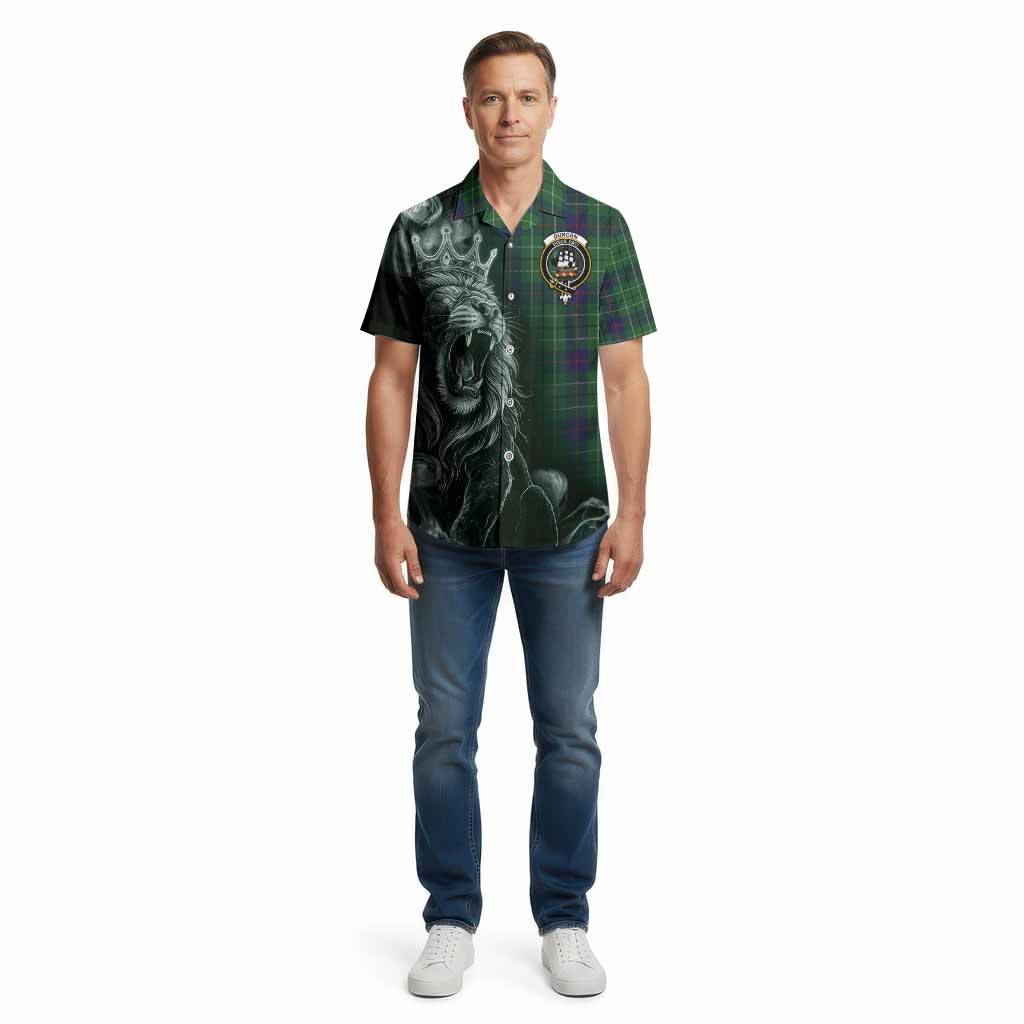 Duncan Tartan Cotton Hawaiian Shirt Roaring Lion Heritage