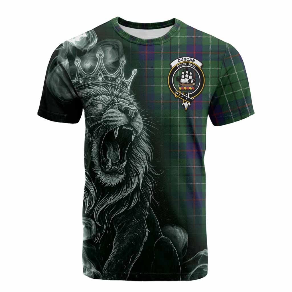 Duncan Tartan Cotton T-shirt Roaring Lion Heritage