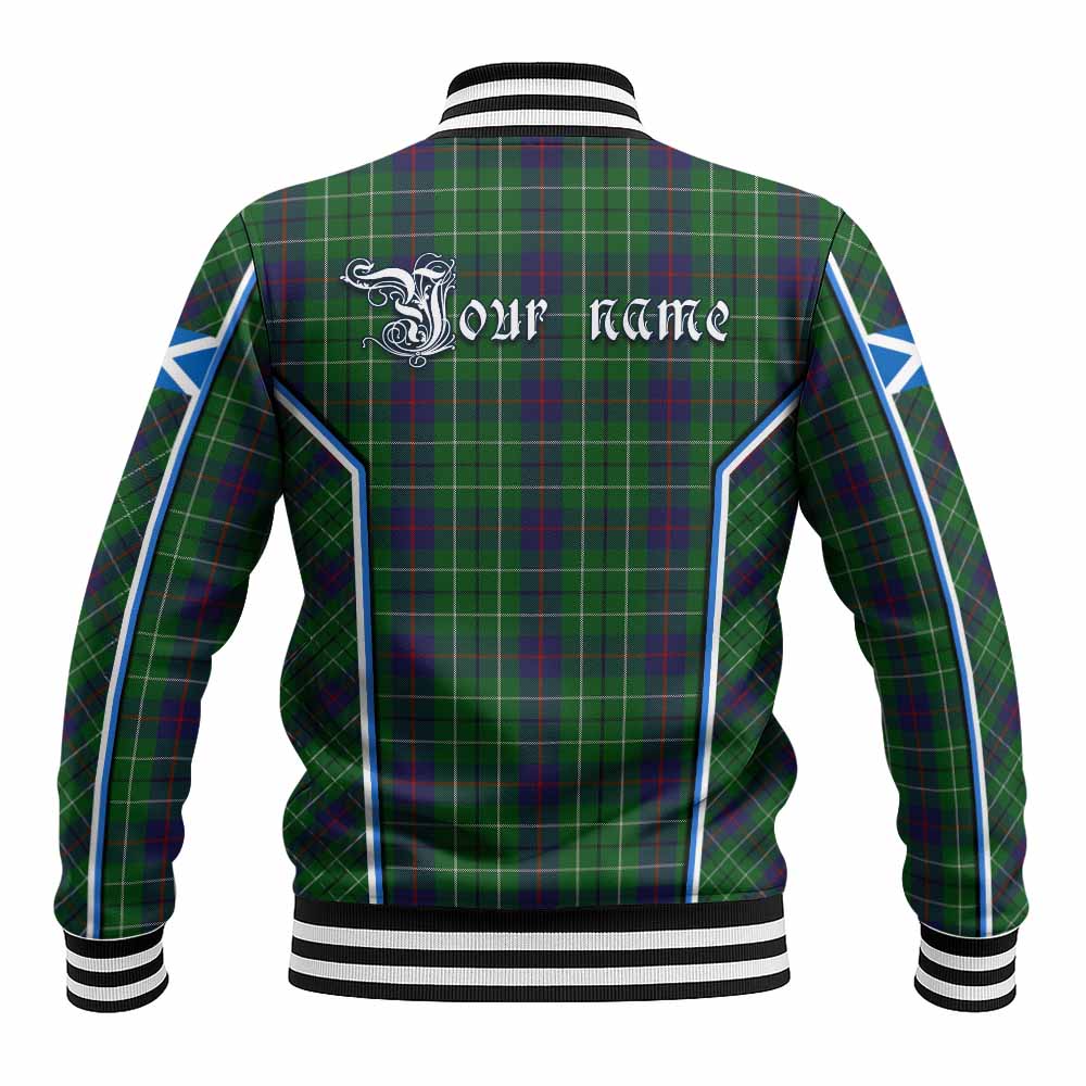 Duncan Tartan Crest Baseball Jacket Scotland Coat of Arm Flag Style - Tartan Vibes Clothing