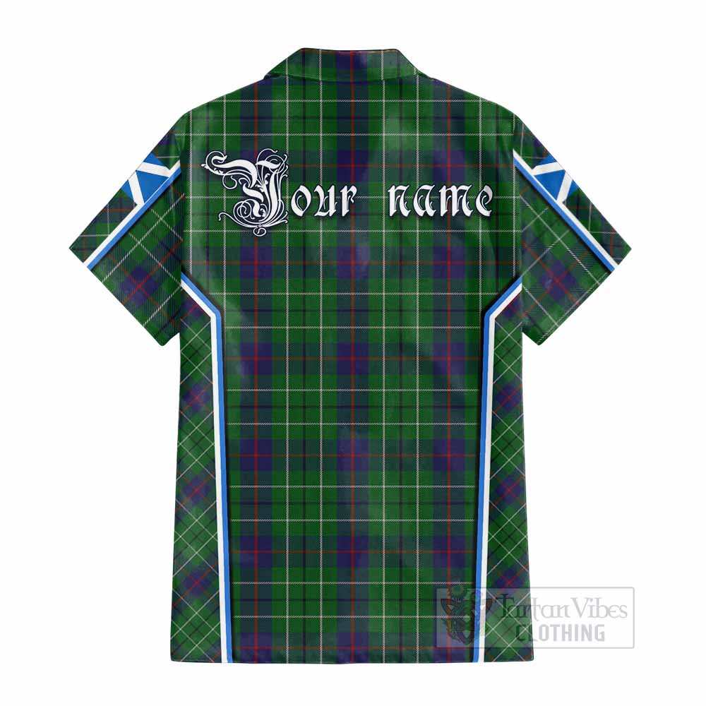 Duncan Tartan Crest Cotton Hawaiian Shirt Scotland Coat of Arm Flag Style - Tartan Vibes Clothing