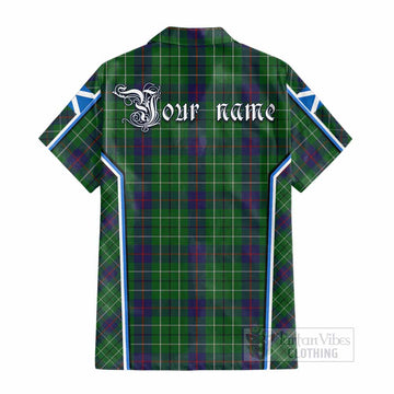 Duncan Tartan Crest Cotton Hawaiian Shirt Scotland Coat of Arm Flag Style - Tartan Vibes Clothing