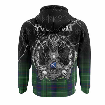Duncan Tartan Crest Hoodie Celtic Odin's Raven Legacy