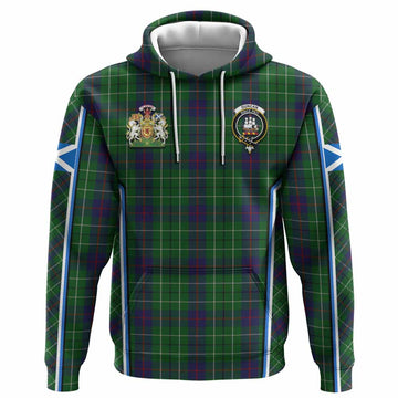 Duncan Tartan Crest Hoodie Scotland Coat of Arm Flag Style