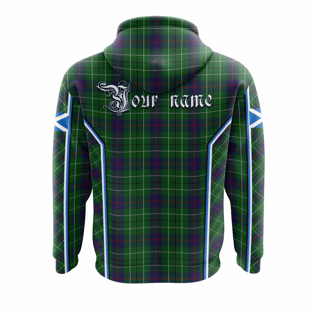 Duncan Tartan Crest Hoodie Scotland Coat of Arm Flag Style - Tartan Vibes Clothing