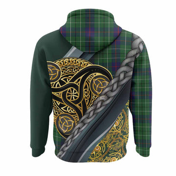 Duncan Tartan Crest Hoodie Scottish Triskele Celtic