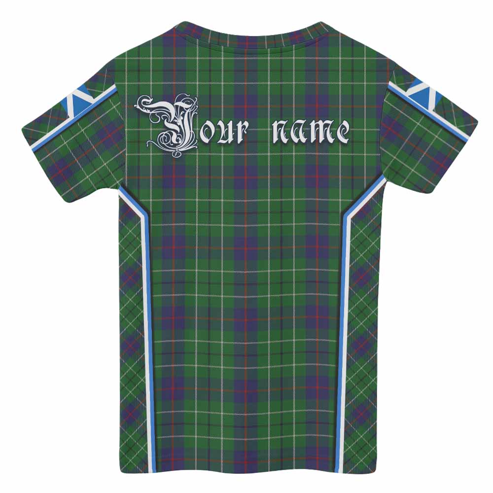 Duncan Tartan Crest Kid T-shirt Scotland Coat of Arm Flag Style - Tartan Vibes Clothing