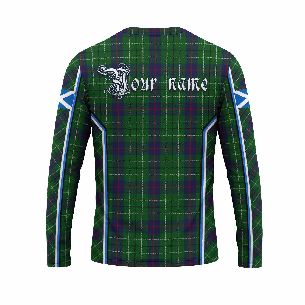 Duncan Tartan Crest Long Sleeve T-Shirt Scotland Coat of Arm Flag Style - Tartan Vibes Clothing
