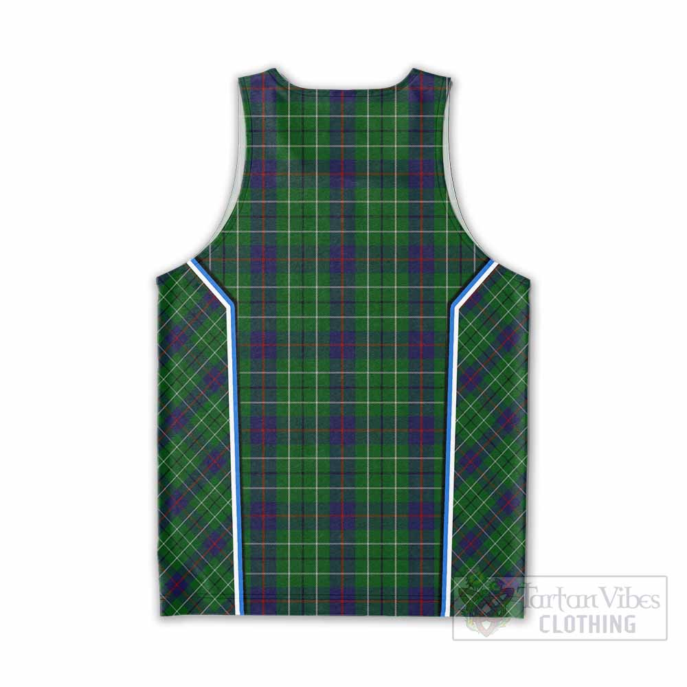 Duncan Tartan Crest Men Tank Top Scotland Coat of Arm Flag Style - Tartan Vibes Clothing