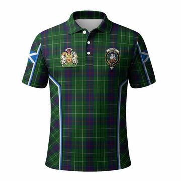 Duncan Tartan Crest Polo Shirt Scotland Coat of Arm Flag Style - Tartan Vibes Clothing