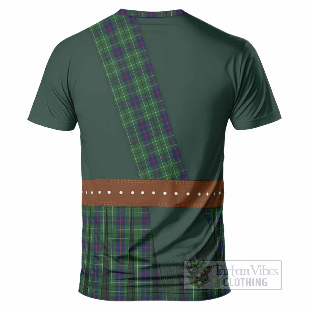 Duncan Tartan Crest T-Shirt Kilt Costume Style