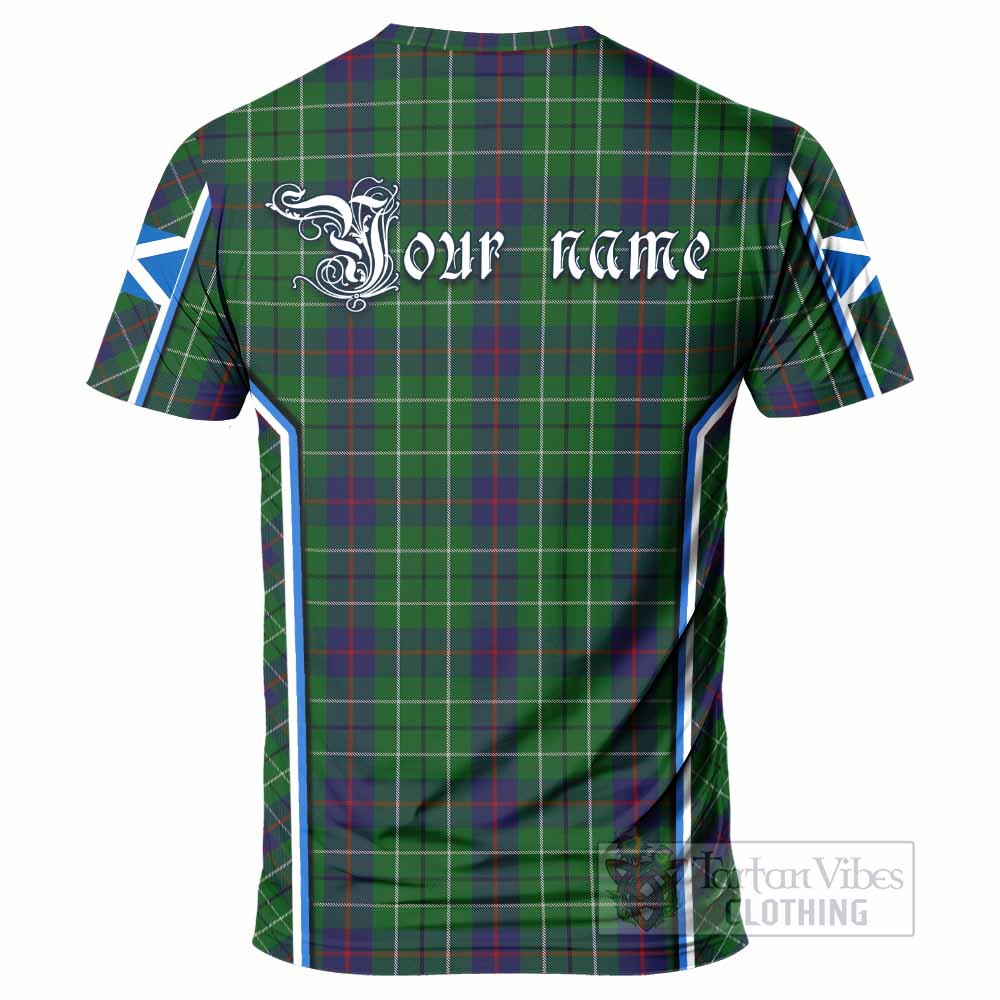 Duncan Tartan Crest T-shirt Scotland Coat of Arm Flag Style - Tartan Vibes Clothing