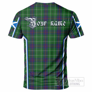 Duncan Tartan Crest T-shirt Scotland Coat of Arm Flag Style - Tartan Vibes Clothing