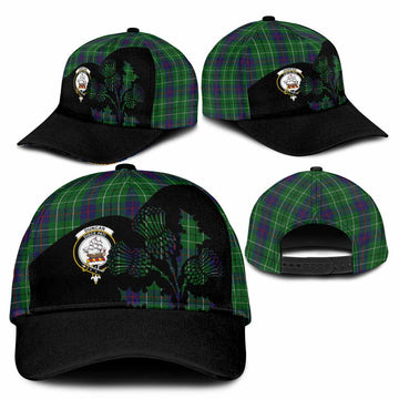 Duncan Tartan Family Crest Classic Cap Scotland Thistle Floral Flag Style