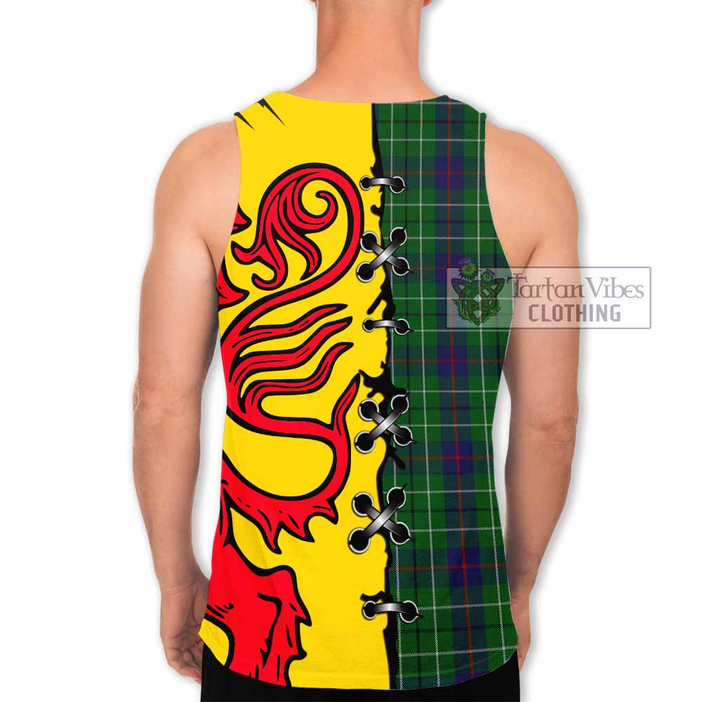 Duncan Tartan Family Crest Men Tank Top Lion Rampant Honor - Tartan Vibes Clothing
