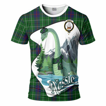 Duncan Tartan Family Crest T-Shirt Nessie Scottish Loch Ness Monster