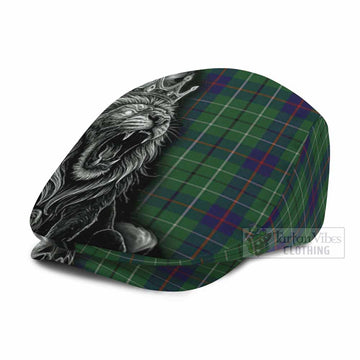 Duncan Tartan Flat Cap, Jeff Cap Roaring Lion Heritage