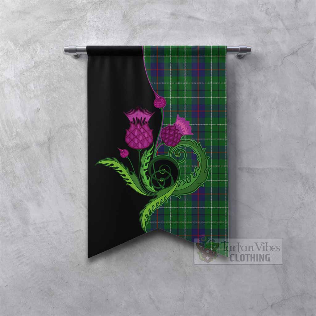 Duncan Tartan Gonfalon Traditional Scottish Thistle Fishtail - Tartan Vibes Clothing