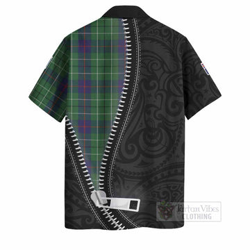 Duncan Tartan Hawaiian Shirt New Zealand Pattern Unique Zipper Stylized