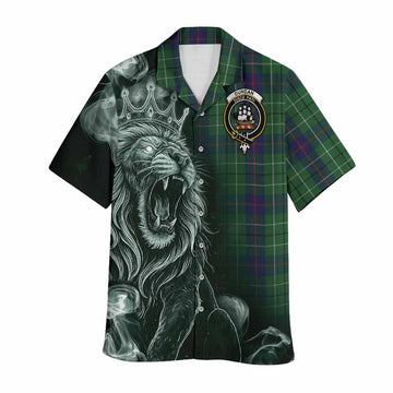 Duncan Tartan Hawaiian Shirt Roaring Lion Heritage