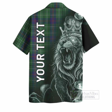 Duncan Tartan Hawaiian Shirt Roaring Lion Heritage