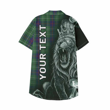 Duncan Tartan Kid Hawaiian Shirt Roaring Lion Heritage